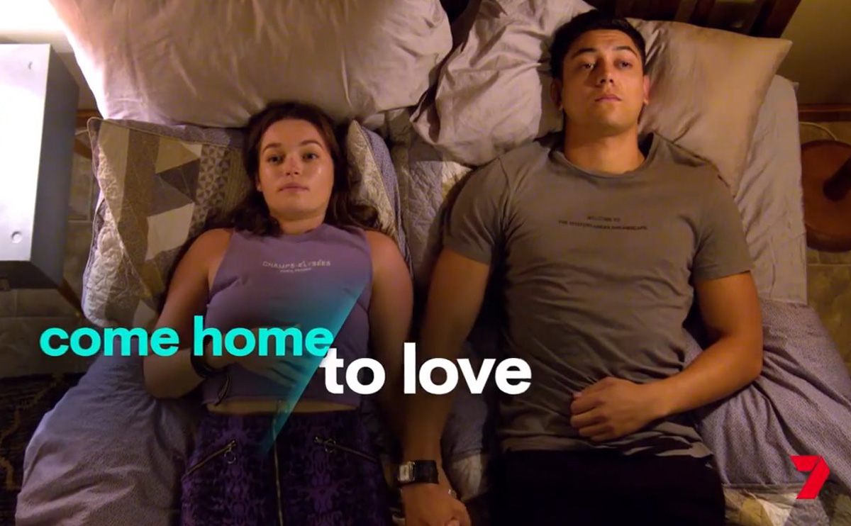 The new 'Home and Away' promo teases 'Come home to love', with Bella and Nik in bed together