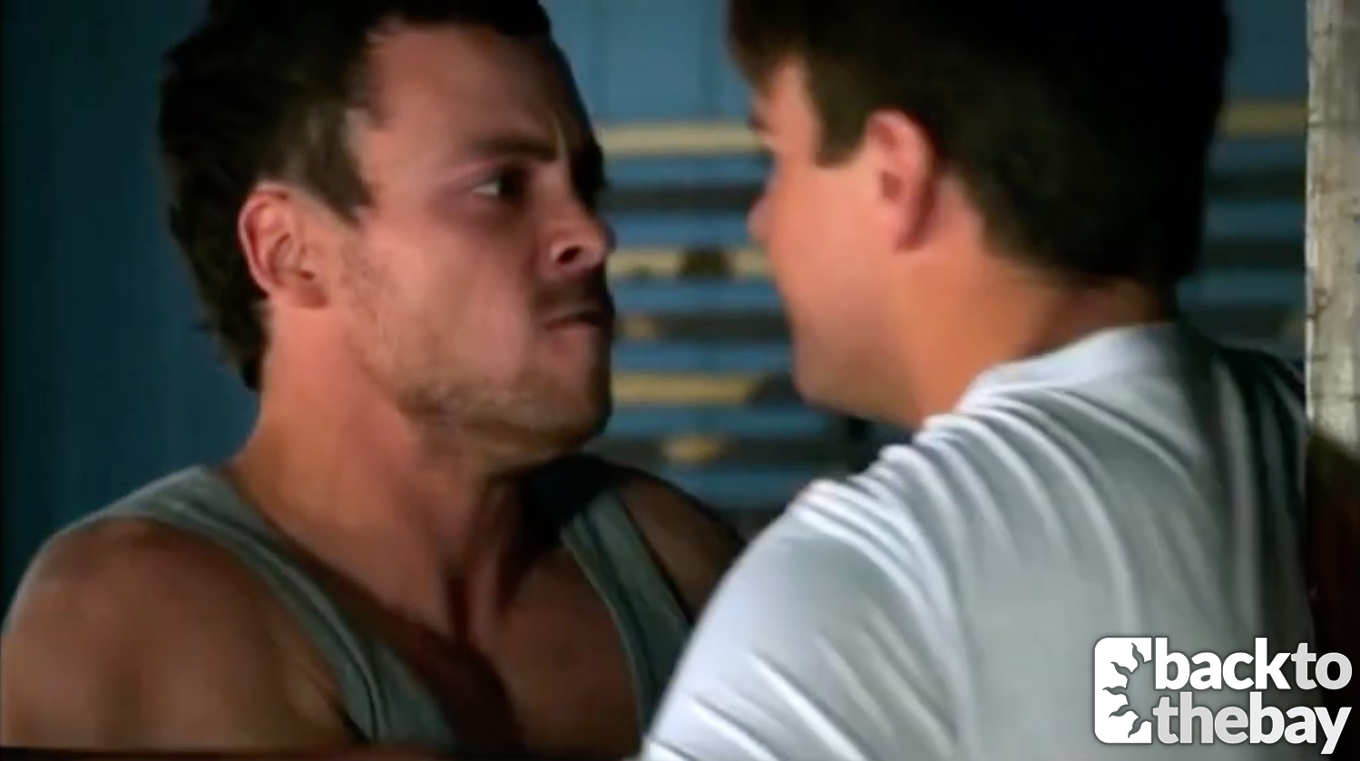 Dean squares up to Colby in Home and Away