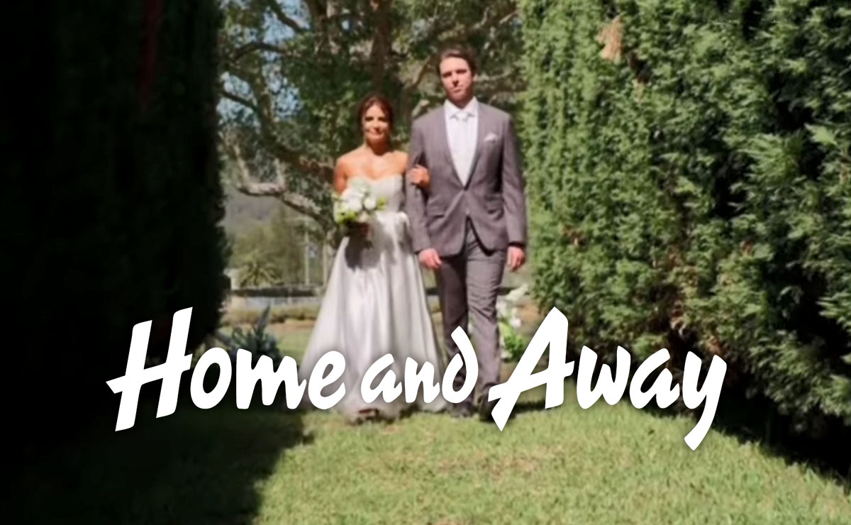 Home and Away gives first look at Leah and Justin’s wedding