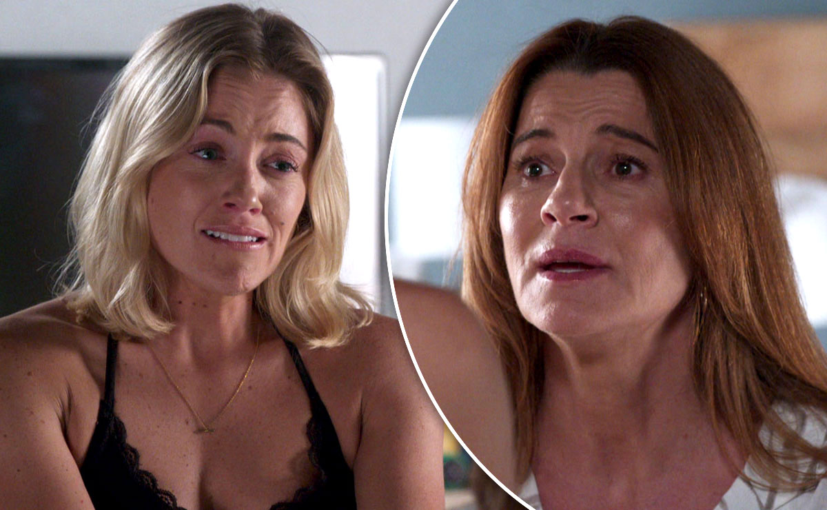 Home and Away's Harper orders Kerrie to leave after failed blackmail attempt on Tane
